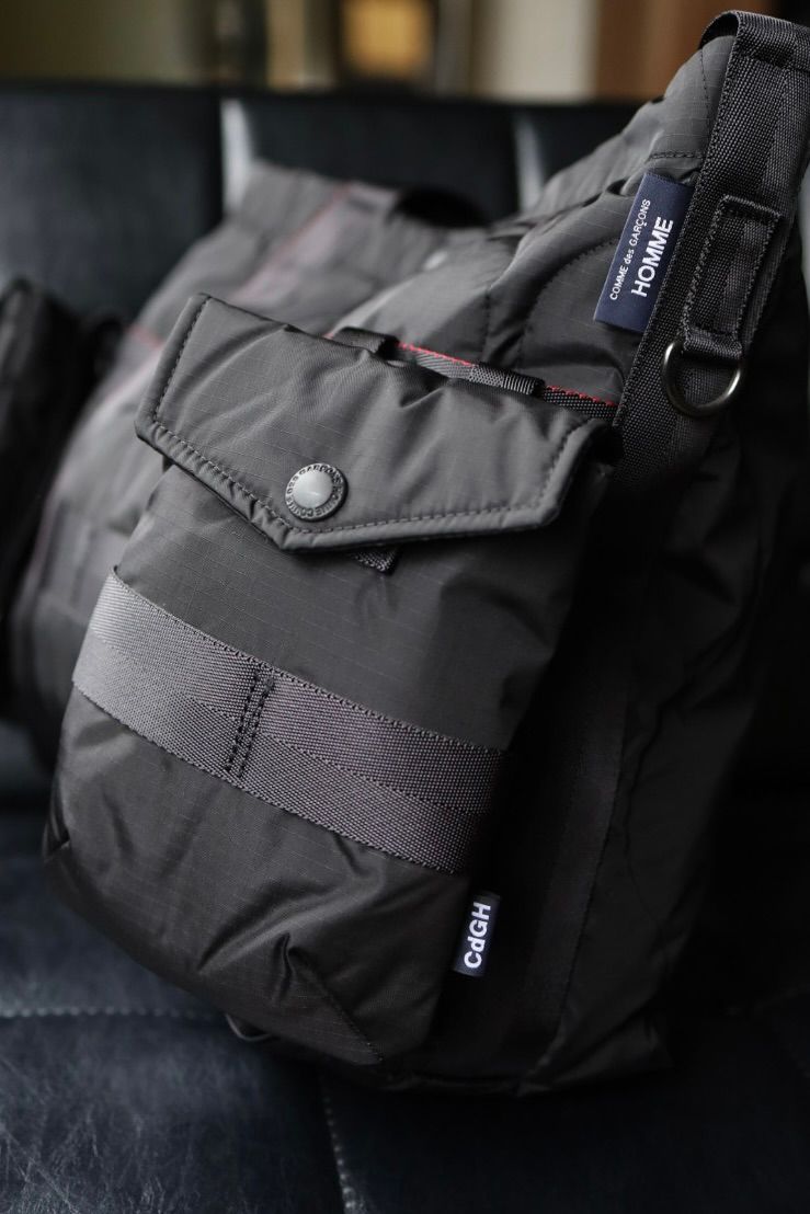 コムデギャルソンオム バッグ 2WAYキルティングTOTE BAG(HR-K206-051)BLACK☆10月2日(金)発売！