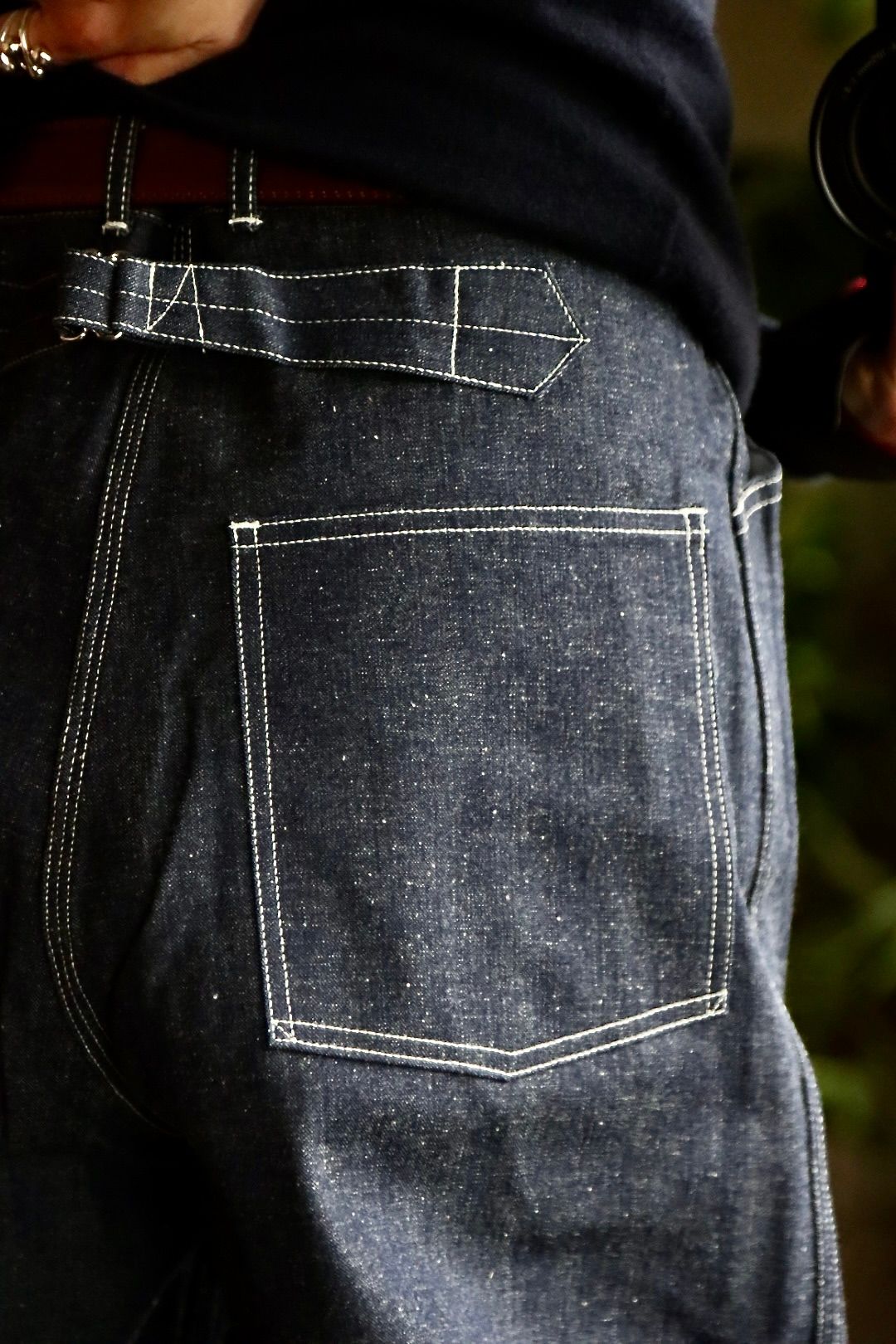 A.PRESSE 23SSデニム Military Denim Trousers(23SAP-04-07H)INDIGOスタイル