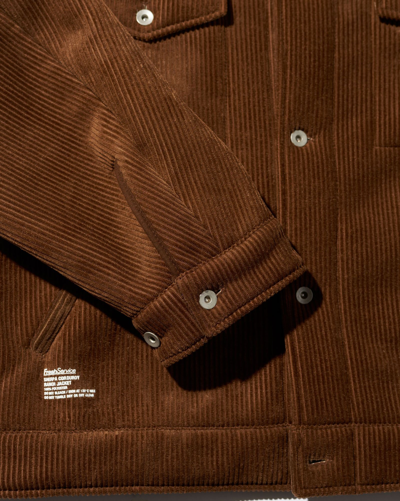 フレッシュサービス SHERPA CORDUROY RANCH JACKET(FSC254-30063)BROWN☆11月22日(土)発売！
