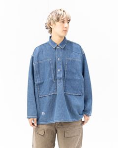 フレッシュサービス DENIM PULLOVER SHIRT(FSC261-50187FB)FADE INDIGO☆2月21日(土)新作発売！