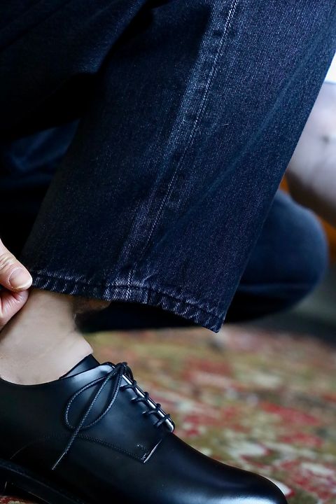 Graphpaper Selvage Denim Two Tuck Tapered Pantsスタイル