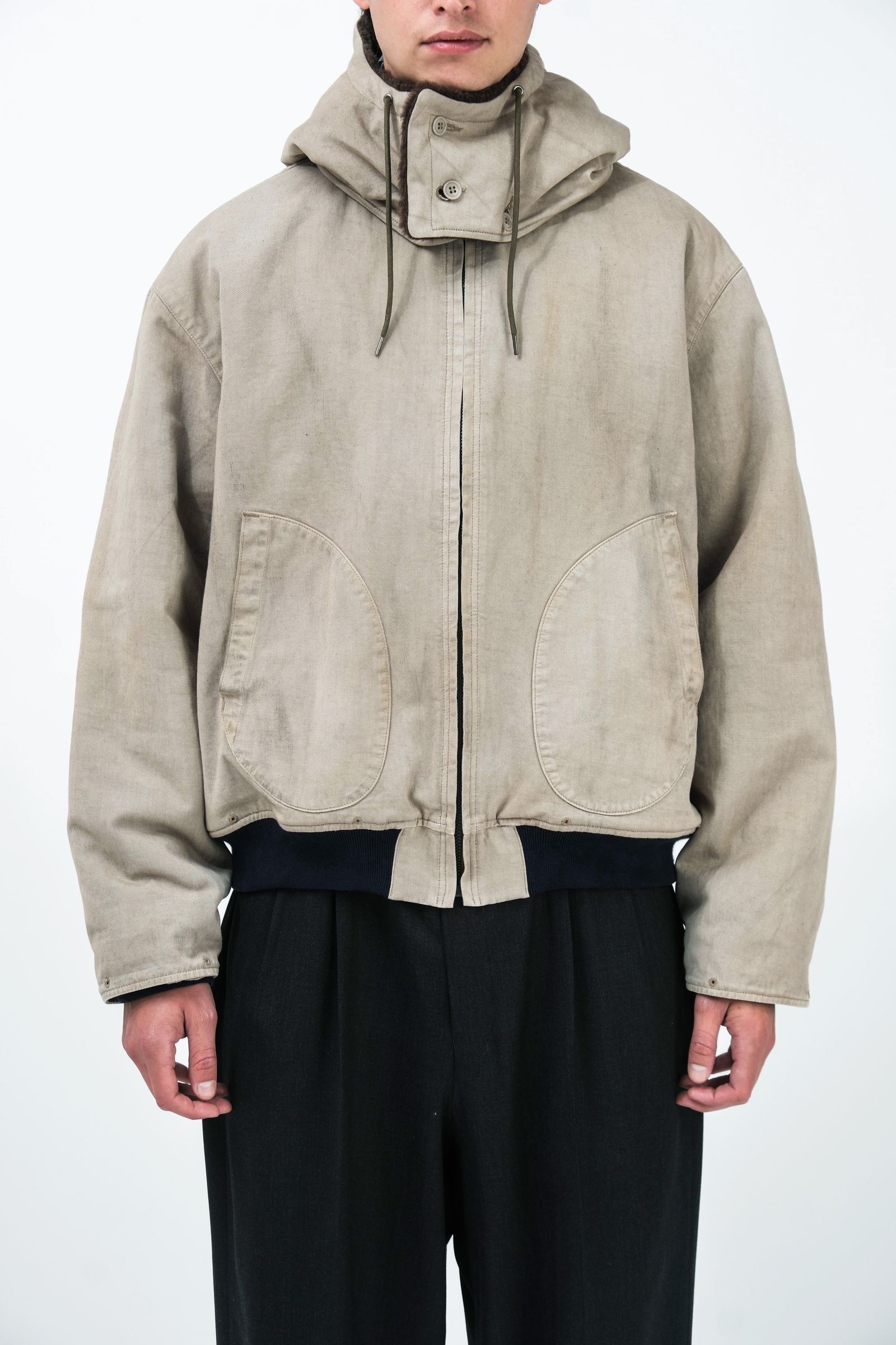 アプレッセ 2026 STYLE1 Vintage WW2 US Navy Deck Hooded Jacket (26SAP-01-54)BEIGE☆1月24日(土)発売！