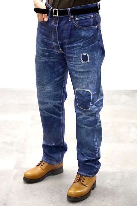 eYe JUNYA WATANABE MAN×New Manual 転写デニムプリントジャケットスタイル