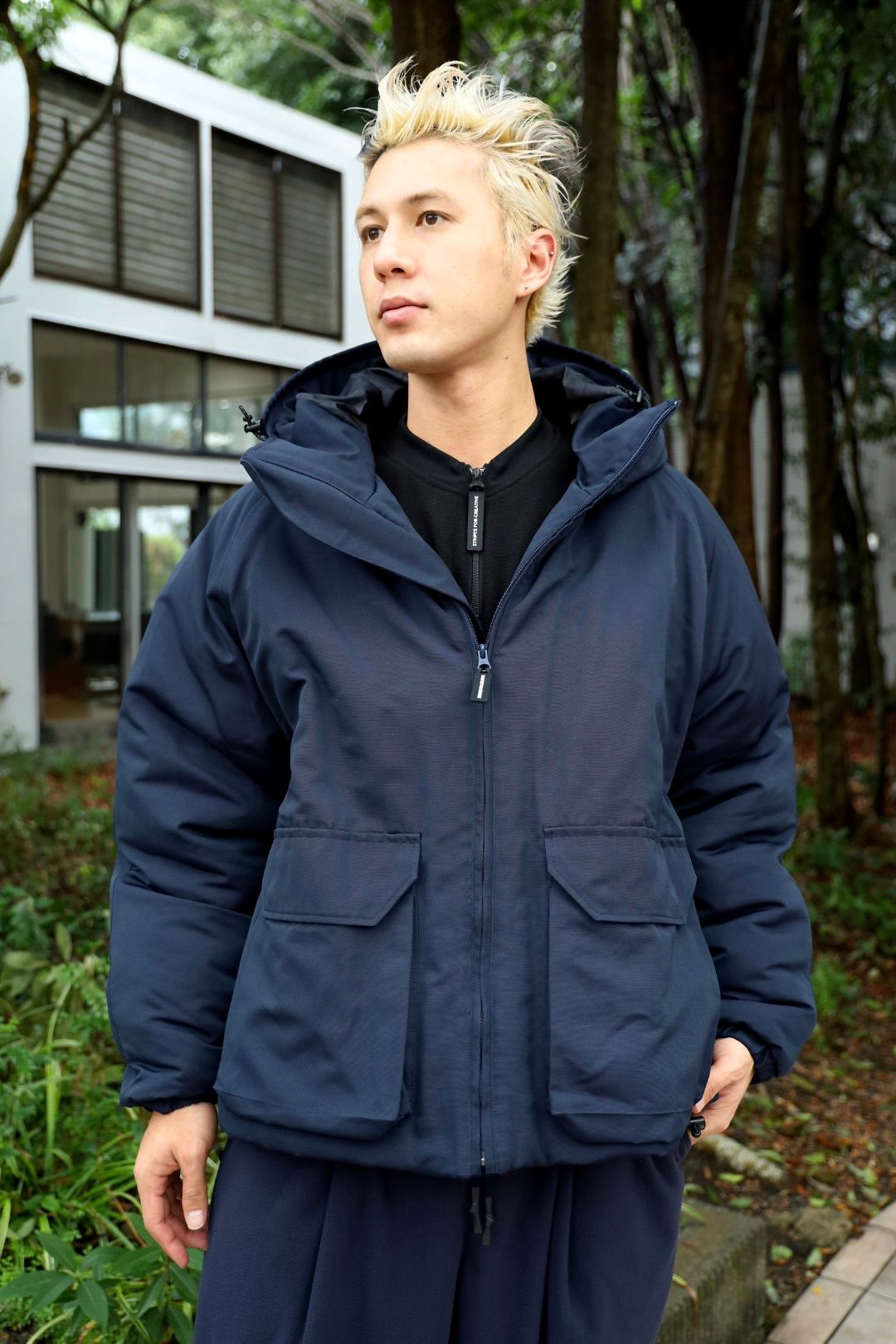 S.F.C 25FW エスエフシー VENTILATION PUFF JACKET(SFCFW25J02)Navy