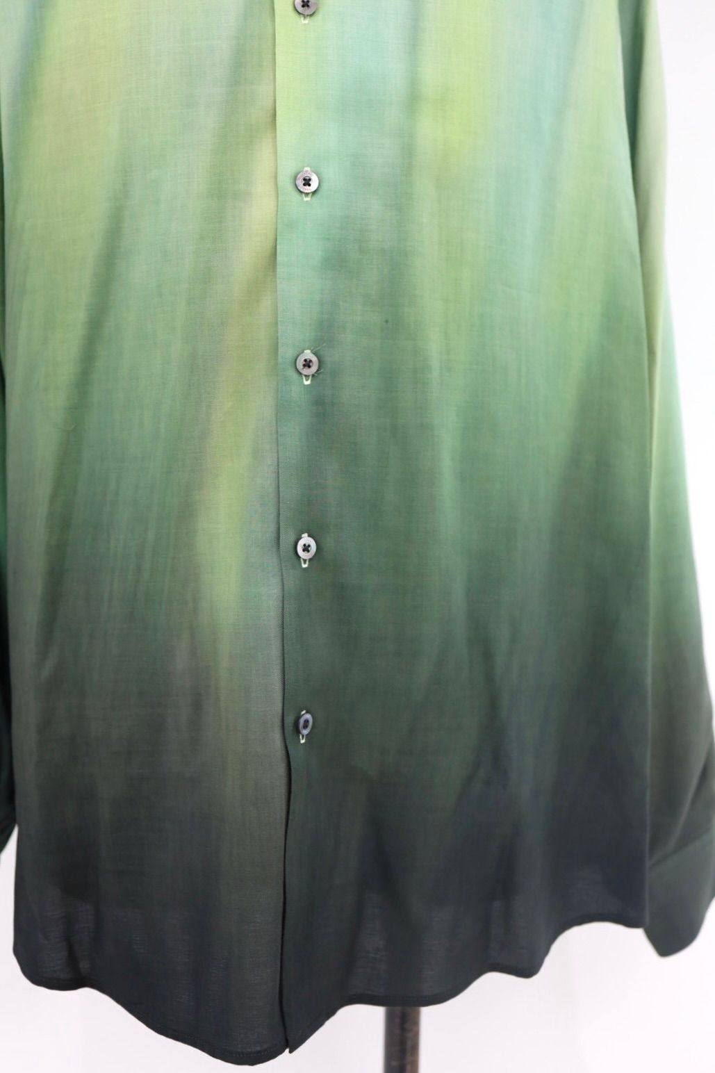YOKE 26SS Hand Painted Lawn Loose Fit Shirt(YK26SS01212SH)GREEN☆4月11日(土)発売！