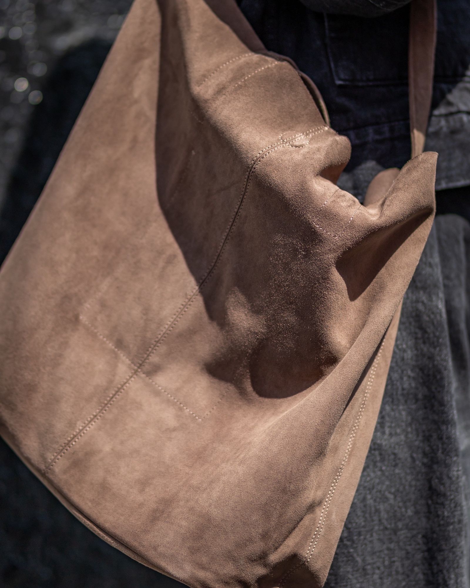 Morphee / モルフェトートバッグ 3WAY LARGE TOTE(L SIZE)SUEDE [ELEPHANT]☆新作発売！