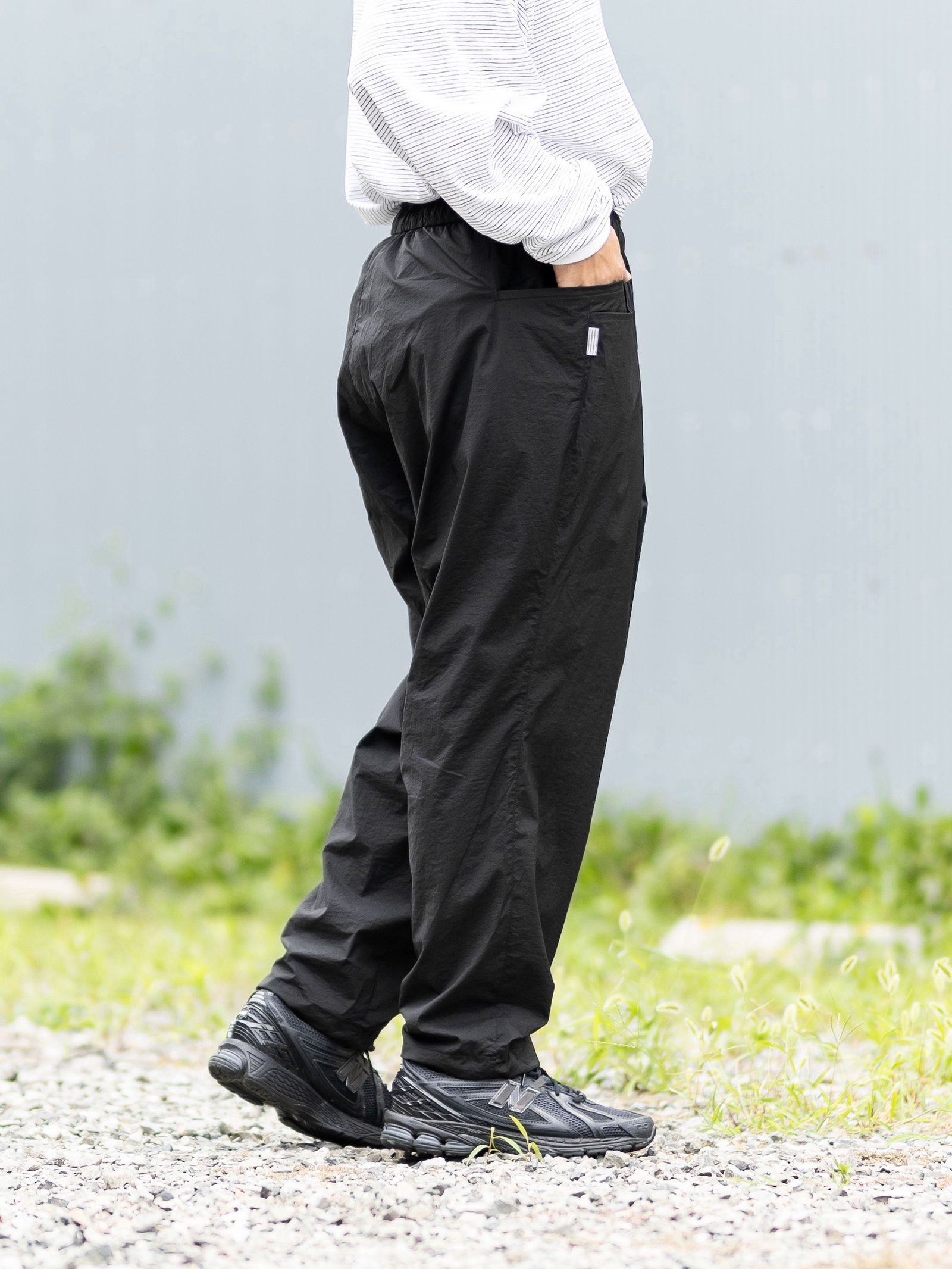 S.F.C 2026FW エスエフシー WIDE TAPERED EASY PANTS(NYLON) (SFCFW26P08)Black☆9月12日(土)発売！