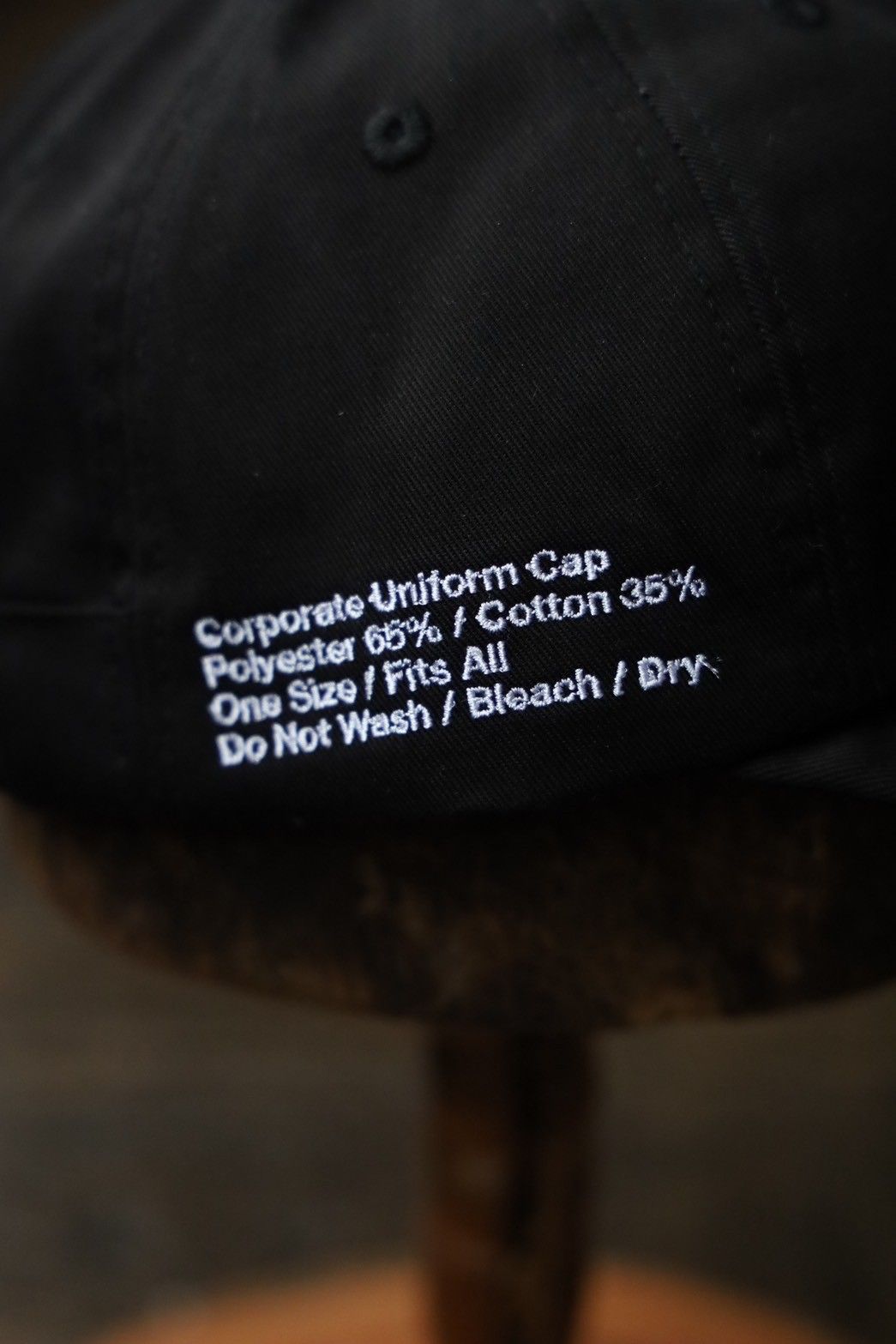 フレッシュサービス キャップ CORPORATE UNIFORM CAP(FSP252-90059)BLACK