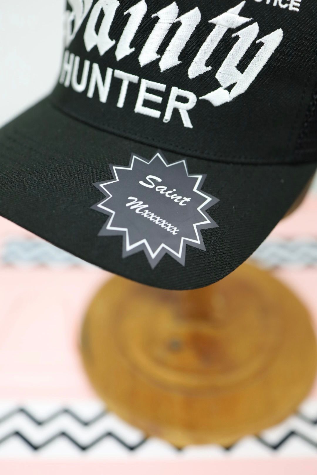 セントマイケル 26SS  SAINTY HUNTER BH_MESH CAP(SM-MK8-0000-C37)BLACK☆4月29日(水)発売！