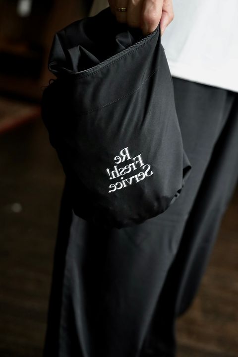 FreshService UTILITY PACKABLE SUIT"BLACK"スタイル2024.10.02.