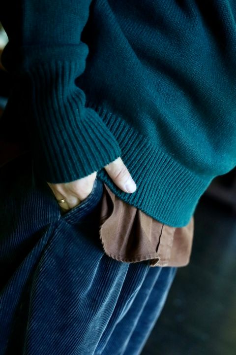 A.PRESSE Turtleneck Sweaterスタイル