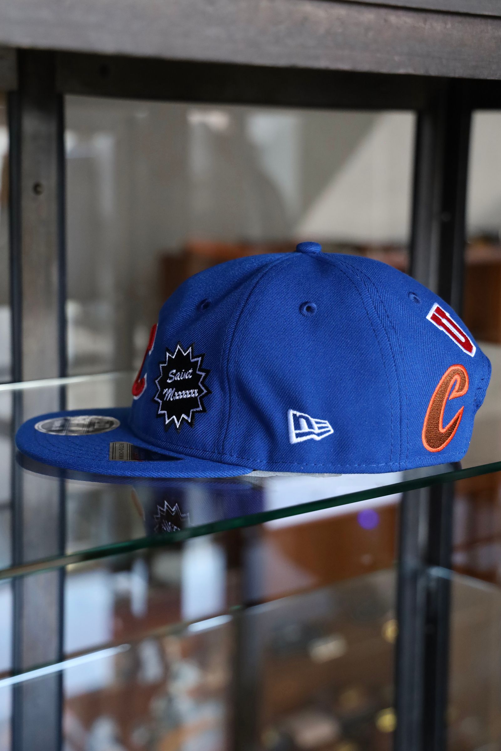 セントマイケル25SS CUBS NE_CAP(SM-HR8-0000-C47)BLUE