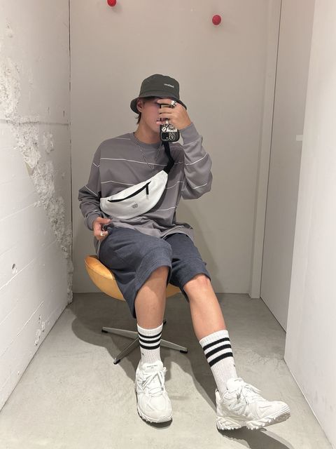 FreshService 新作PIN BORDER L/S TEE style 2024.7.17