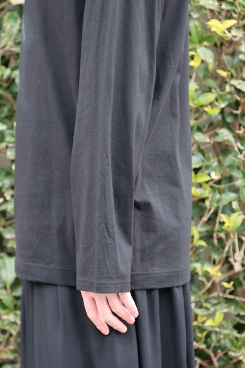 yohji yamamoto ULTIMA DENSE PLAIN STITCH WOMAN PRINT LONG SLEEVES style.2022.1.30. ※2月2日発売