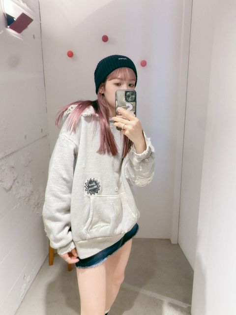 セントマイケル 新作DAMAGE HOODIE style.2024.3.8