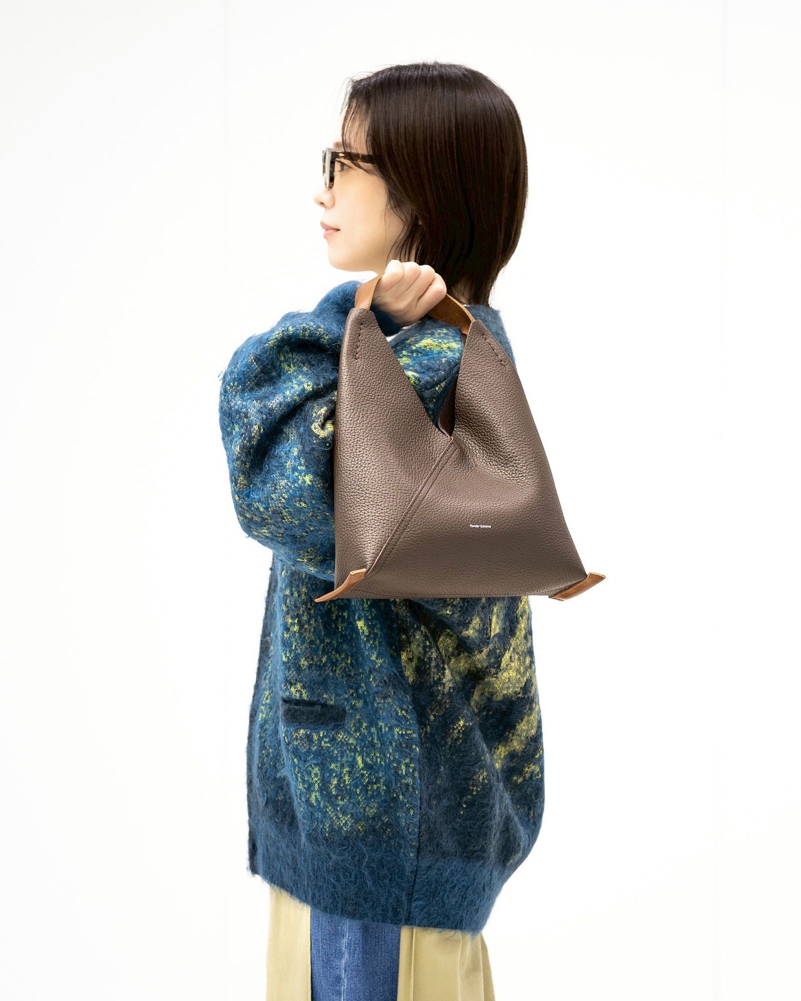 YOKE Abstract Jaquard Mohair Cardigan style 2025.12.27