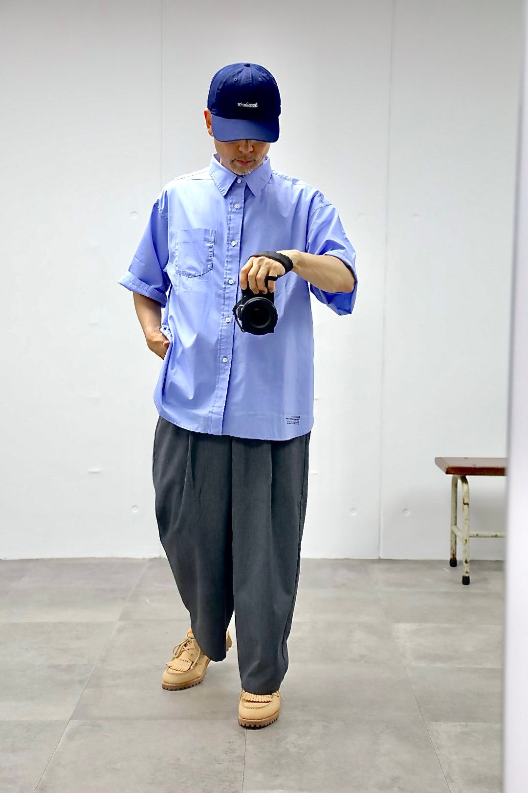 FreshService 26SS CORPORATE WIDE EASY PANTS"H.GRAY"スタイル