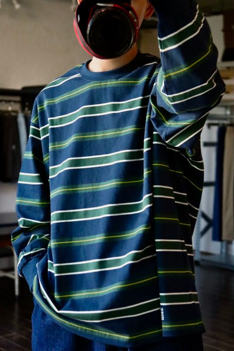 FreshService フレッシュサービス 23AW MULTI BORDER L/S TEEスタイル