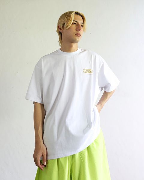 FreshService 24SS CORPORATE PRINTED S/S TEE ‘‘ON LINES’’ style 2024.4.19