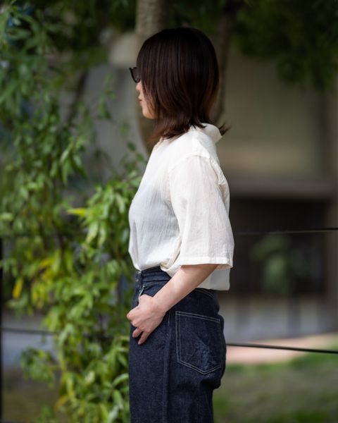 blurhms 新作Silk-Co Voile Half-Sleeve Shirt style.2026.04.06