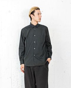 グラフペーパーシャツ Broad Regular Collar Shirt (GM253-50005B)BLACK