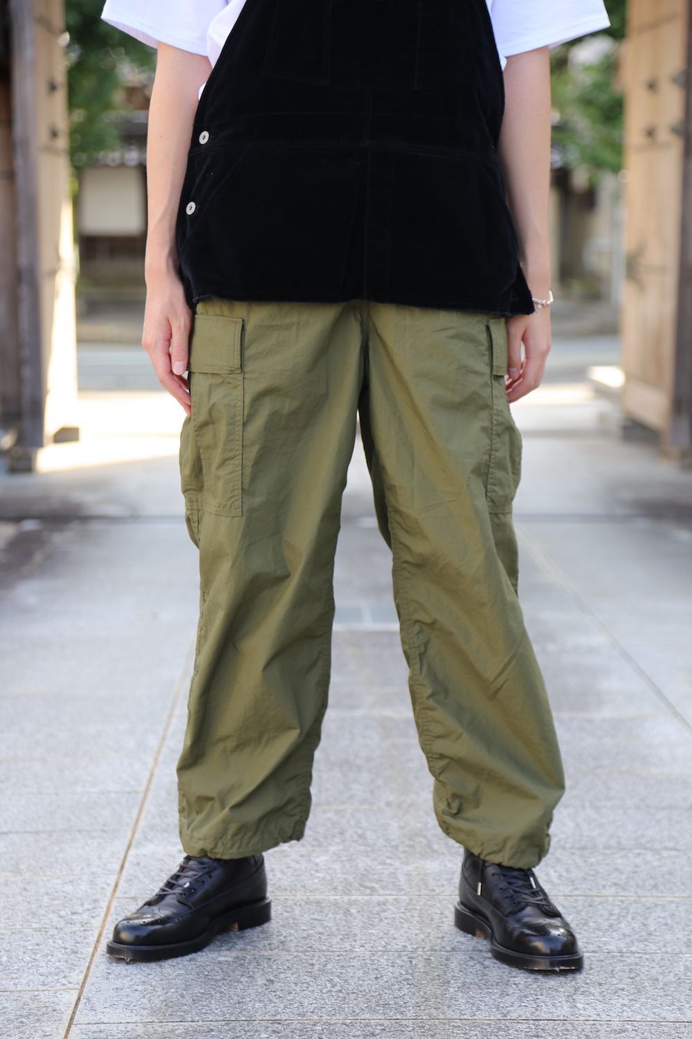 ブランド激安セール会場 fresh Service UTILITY OVER PANTS 黒 asakusa