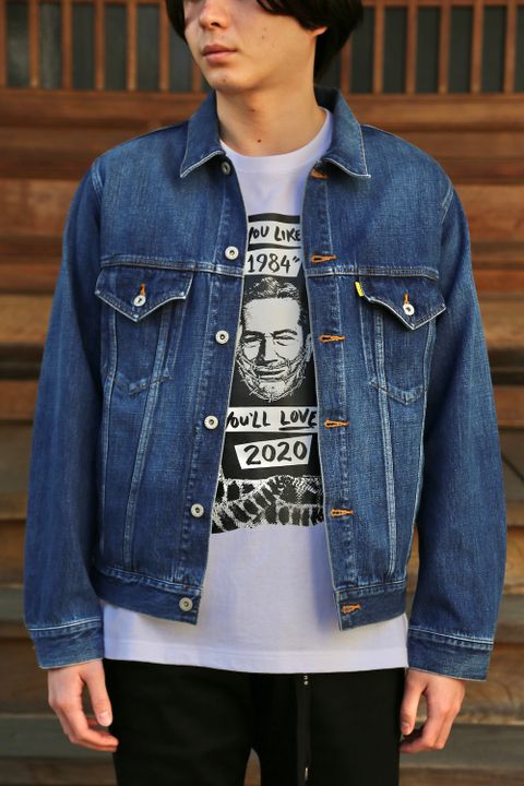 doublet MEMORIAL POLAROID DENIM JACKET(21SS06BL115) style.2021.1.31.