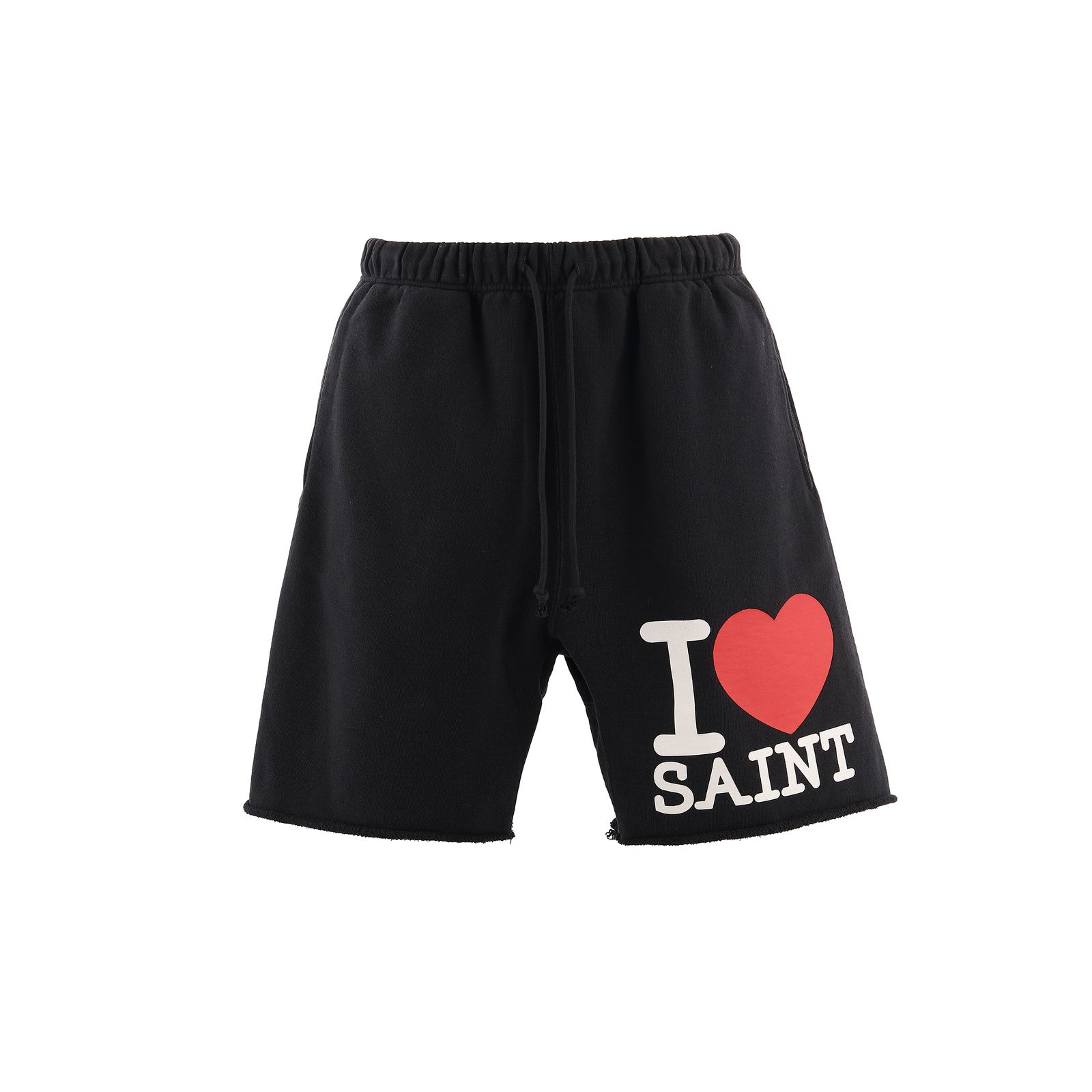 セントマイケル 26SS I LOVE SAINT/SWEAT SHORTS(SM-MK8-0000-066)BLACK☆3月20日(金)発売！