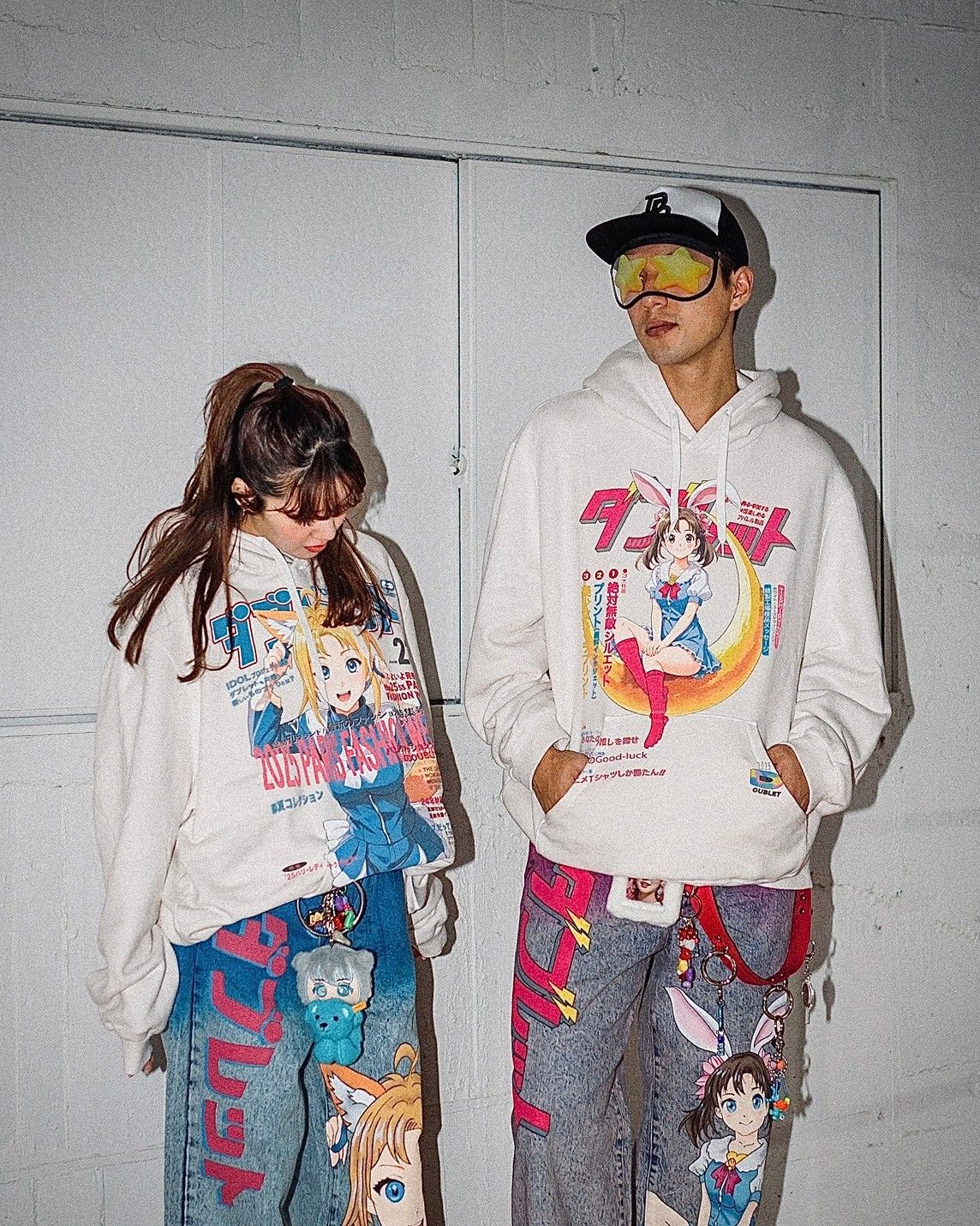 ダブレット ANIME PRINT HOODIE スタイル