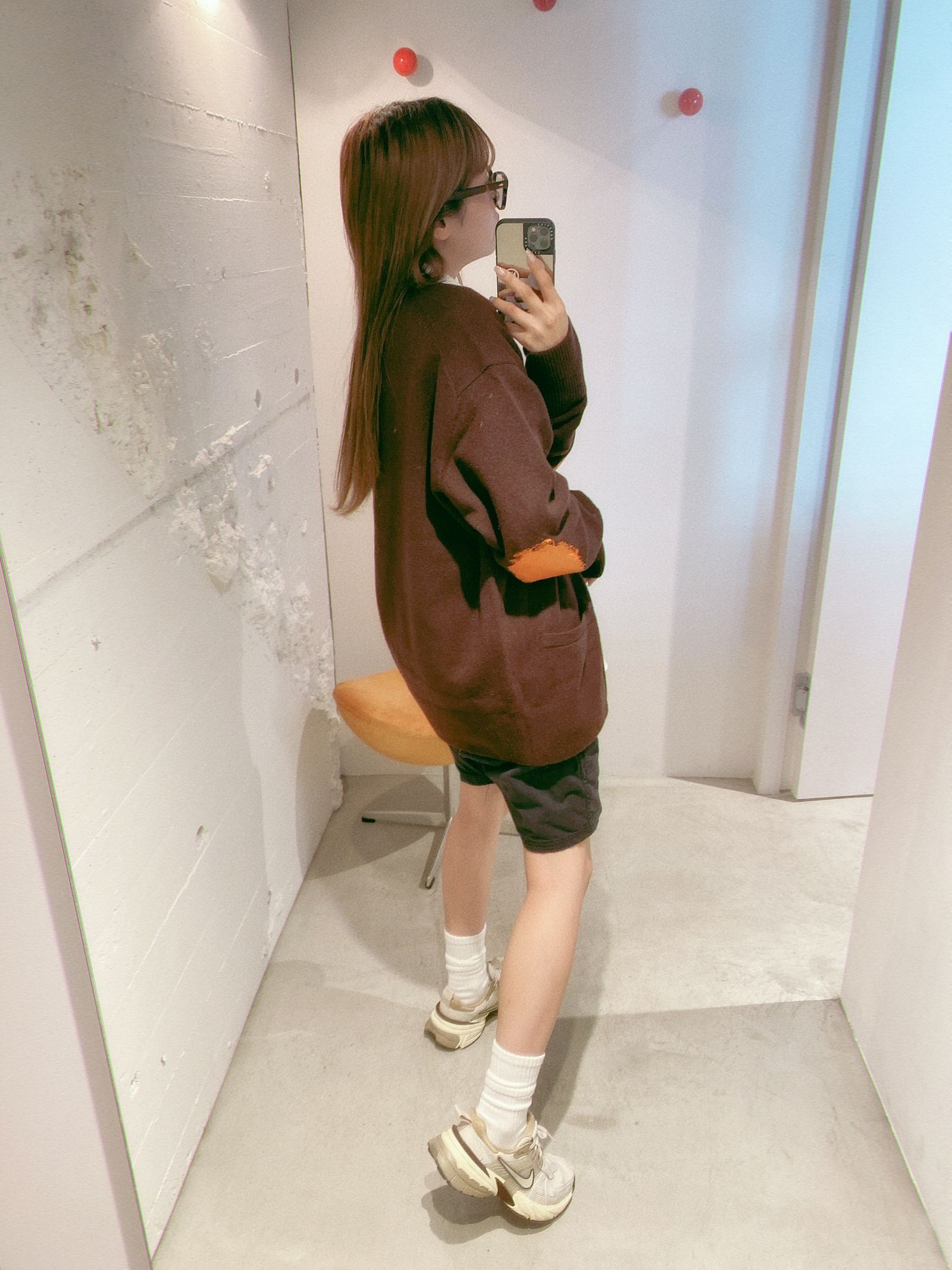 YOKE - ヨーク24FW PAINTED ELBOW PATCH CARDIGAN(YK24FW0821S YOKE - ヨーク24FW PAINTED ELBOW PATCH CARDIGAN(YK24FW0821S