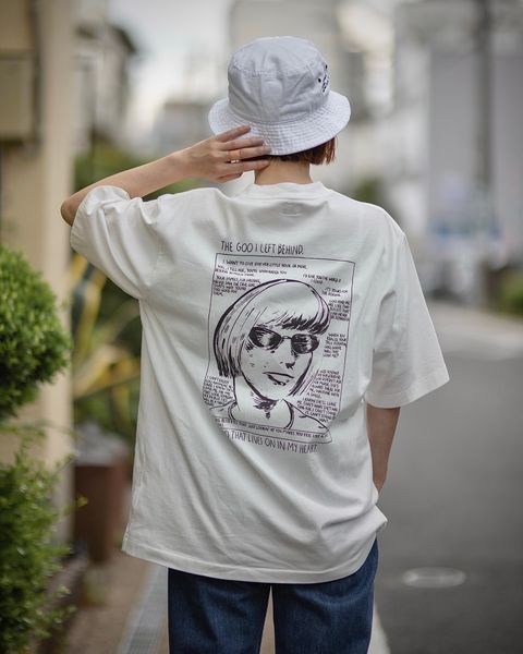 blurhms ROOTS STOCK Echo Print tee STANDARD style.2024.06.10