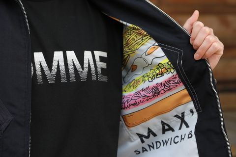 JUNYA WATANABE CDG MAN ウールラミートロ×ウールトロ×綿リネンカルゼブルゾン style.2021.3.7