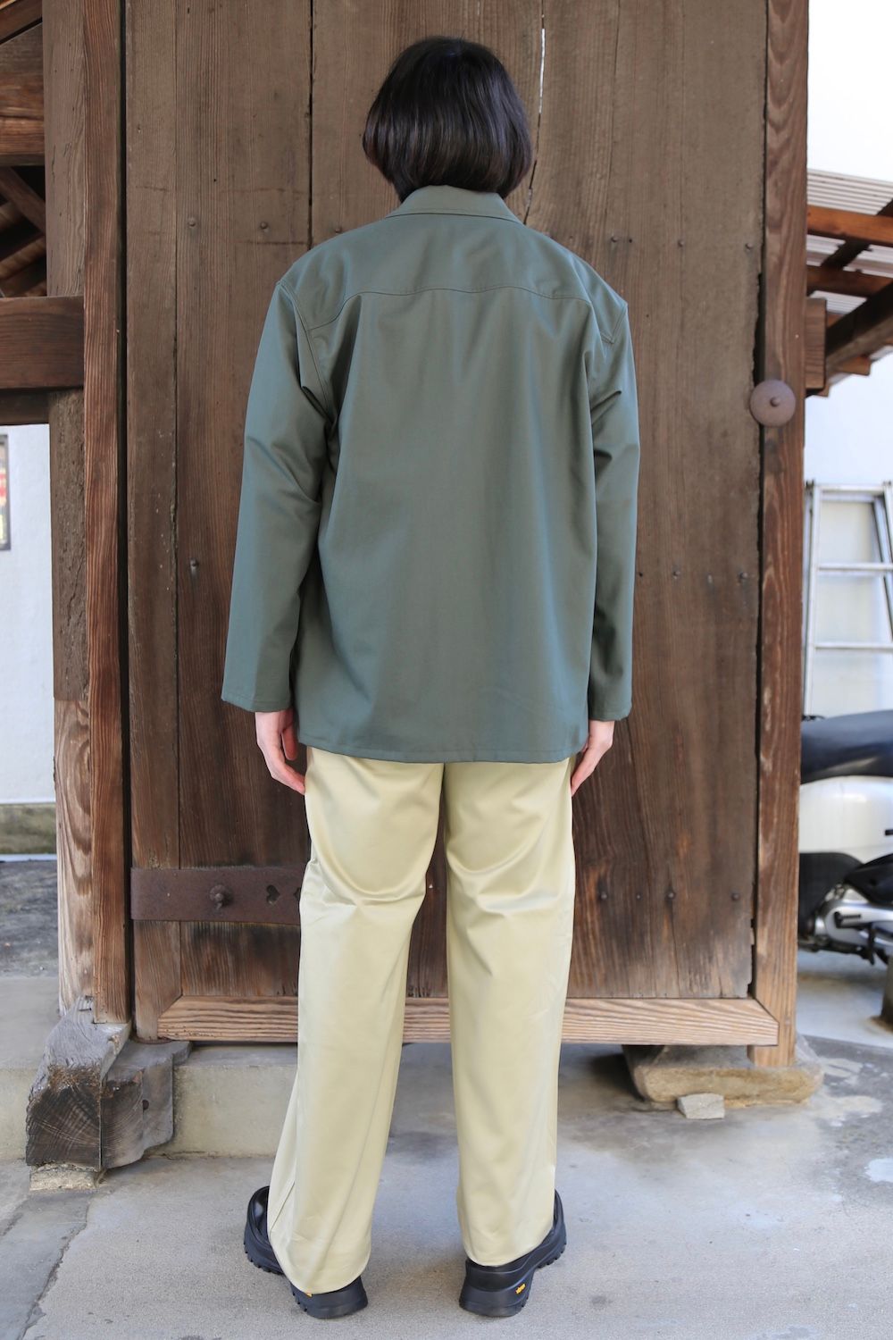 Graphpaper Wooly Cotton Military Jacket(GM211-30051) style.2021.2