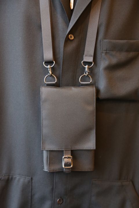 yohji yamamoto pour Homme フェスポーチ(HR-A04-660)style.2020.7.3.