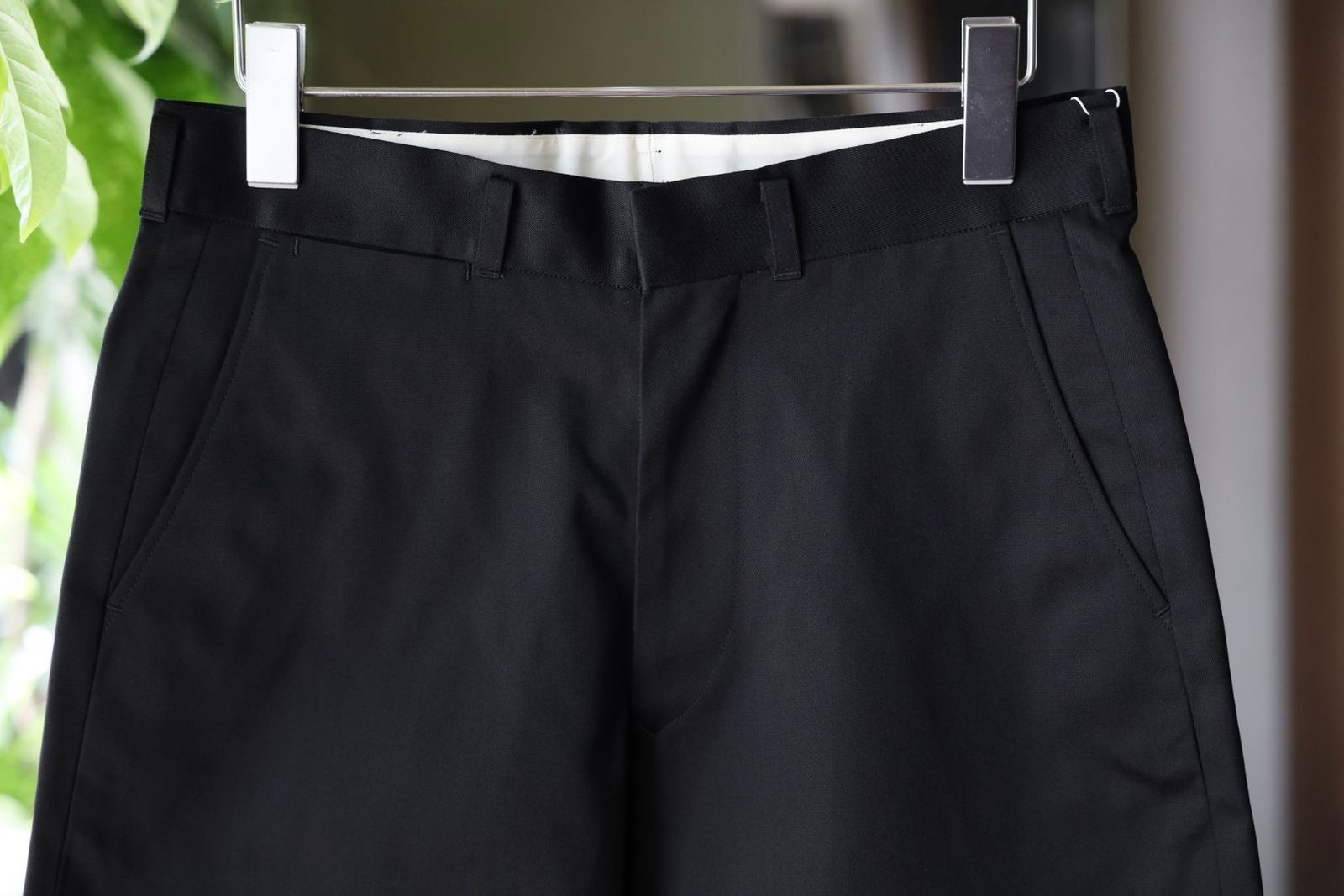 ファウンダ 25AW TWILL PANTS(015FD252006)BLACK