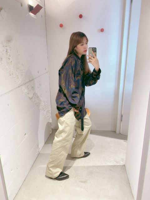 YOKE 新作PATTERNED REGULAR COLLAR SHIRT style.2024.8.23