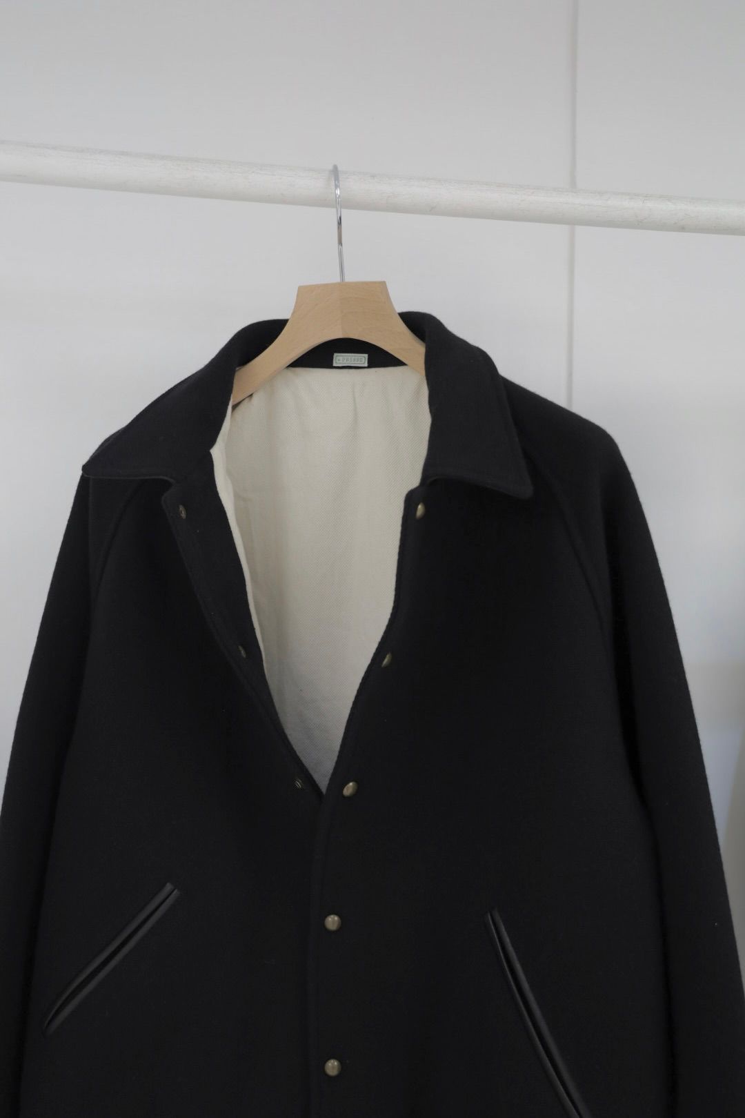 アプレッセ 2026 STYLE2 High Twist Cashmere Melton Coach Jacket(26AAP-01-16)BLACK☆8月22日(土)発売！