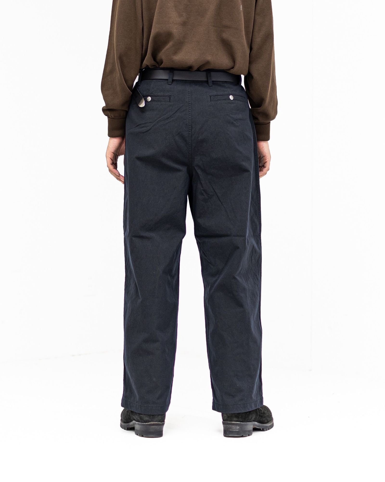 コムデギャルソンオム26SS ナイロンオックス製品染ワークパンツ(HQ-P003-051)BLACK☆2月6日(金)発売！