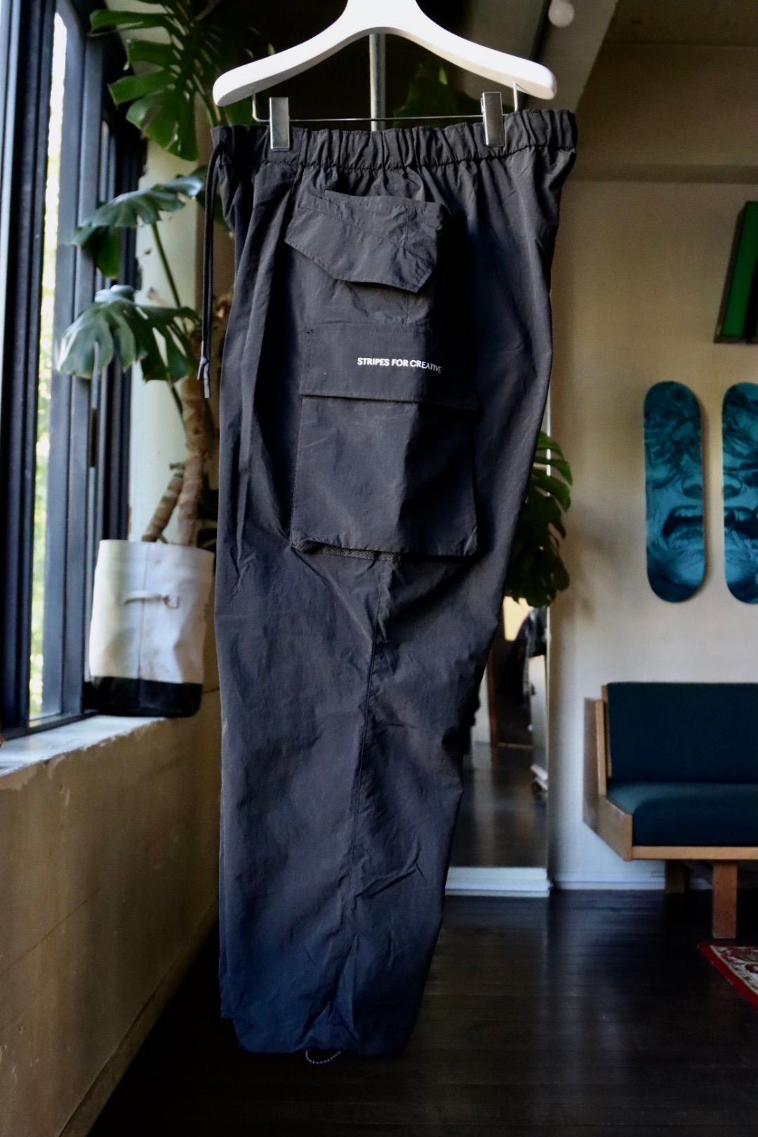 S.F.C エスエフシー23FW SUPER WIDE CARGO PANTS(SFCFW23P04)Black