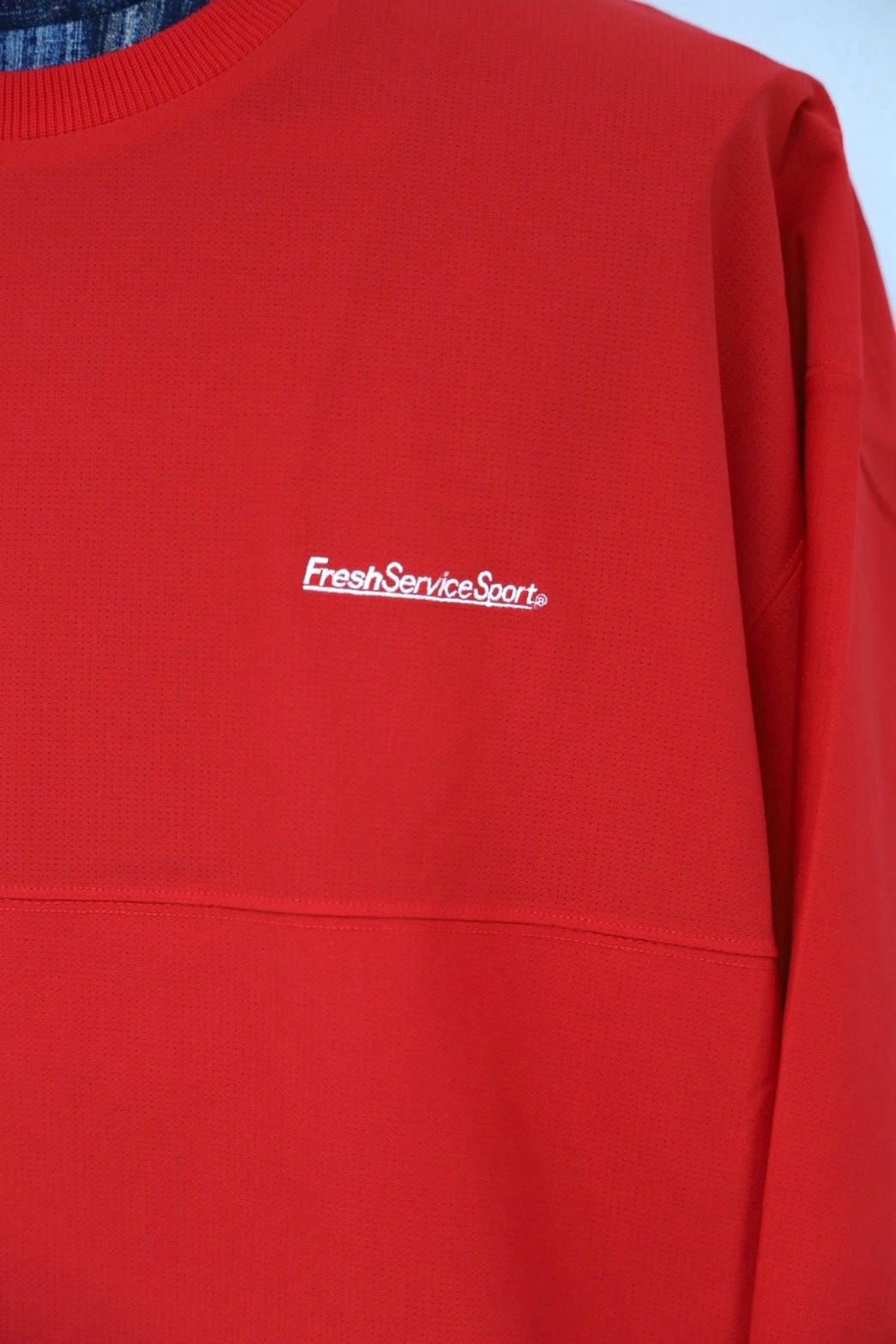 フレッシュサービス  ACTIVE DRY MESH PULLOVER(FSC263-70163)RED