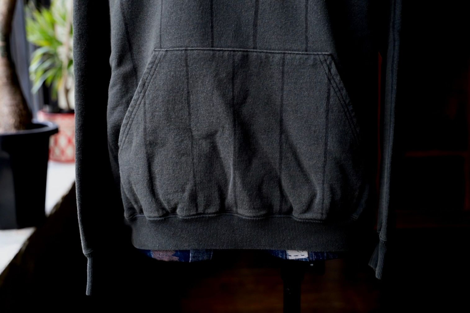 S.F.C 25FW エスエフシー STRIPE HOODY(DISCHARGED)(SFCFW25CS04)Black☆9月20日(土)発売！