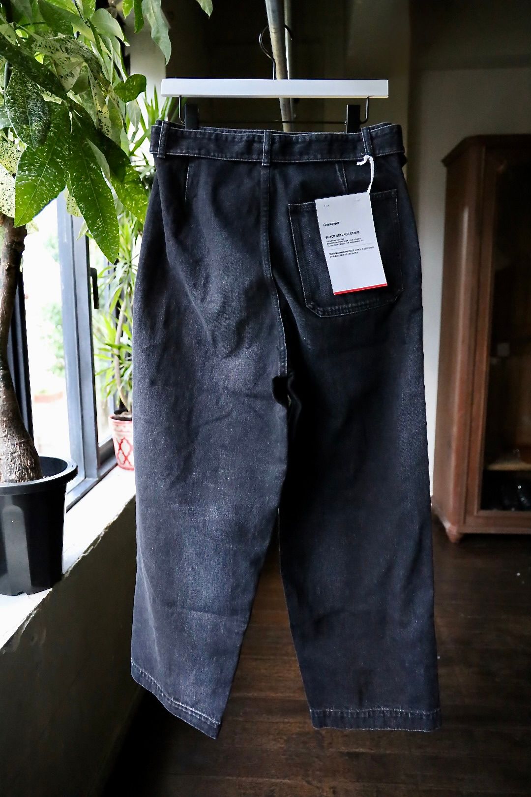 Graphpaper belted denim サイズ2 グラフペーパー Graphpaper（グラフペーパー）