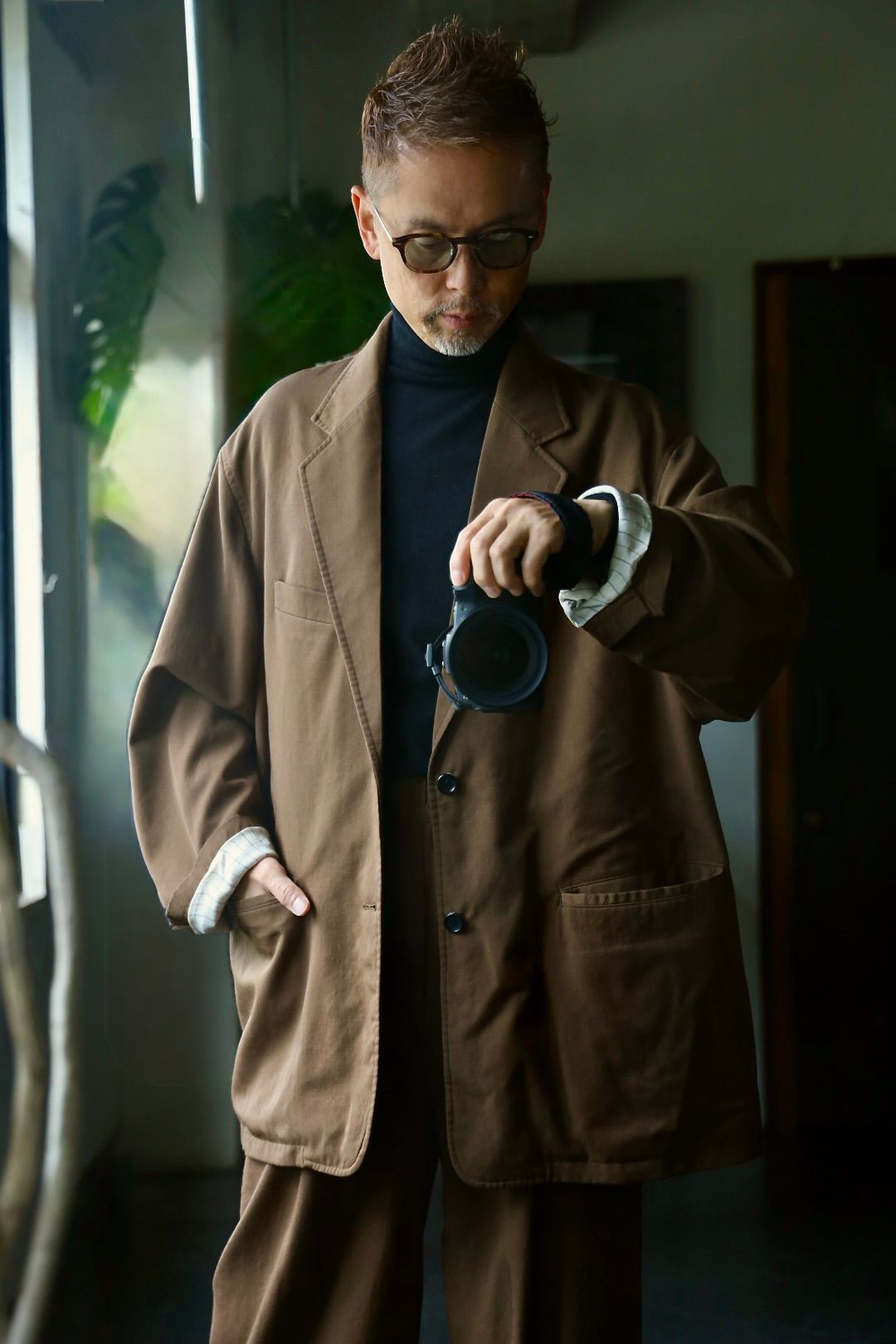 Graphpaper Fulled Wool Twill Oversized Jacketスタイル2026.9.23.