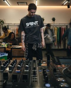 セントマイケル 26AW EMBROIDERY_SS T-SHIRT(SM-MK1-0000-005)BLACK☆8月22日(土)発売！