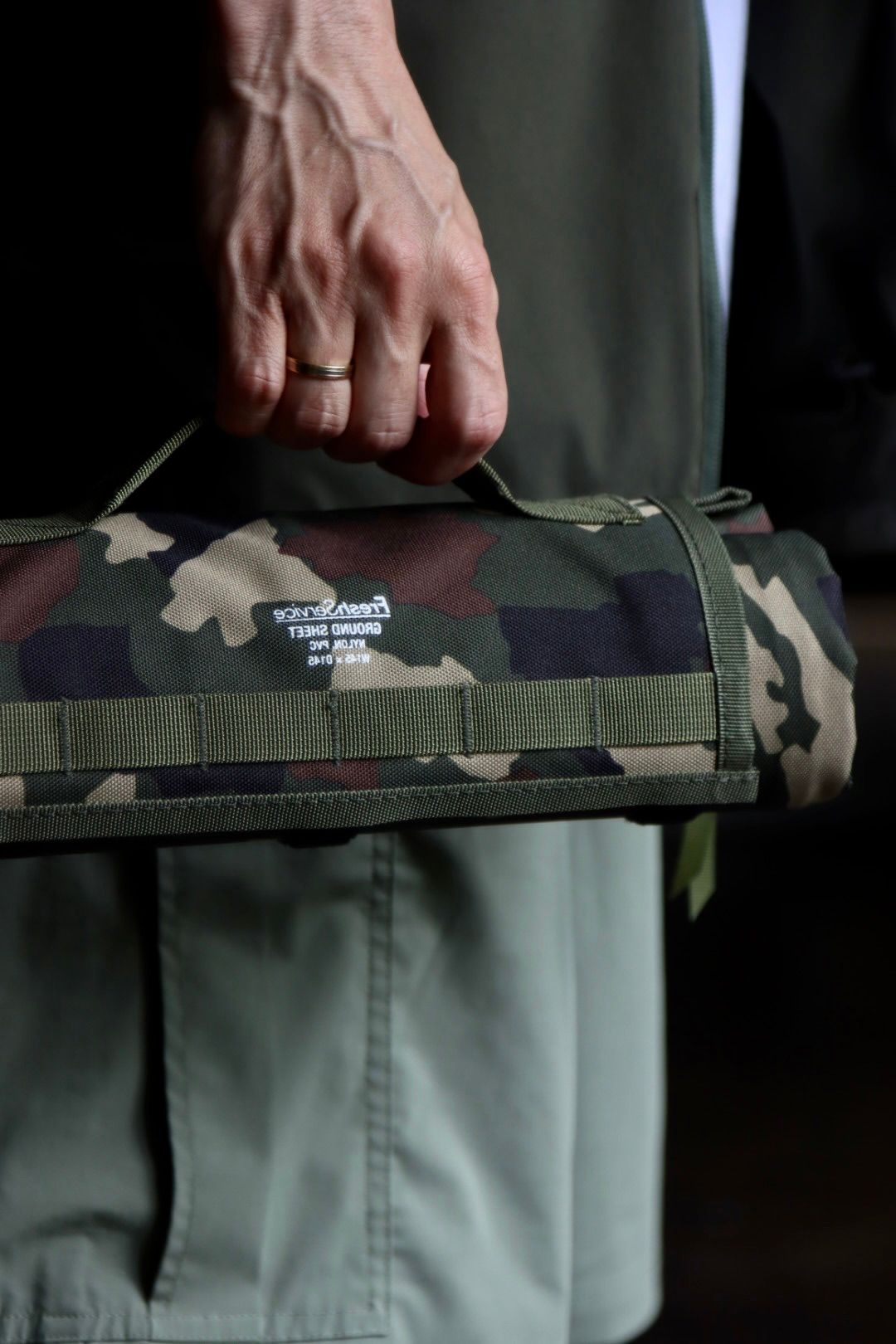 FreshService MICRO TYPEWRITER CARGO SHORTSスタイル