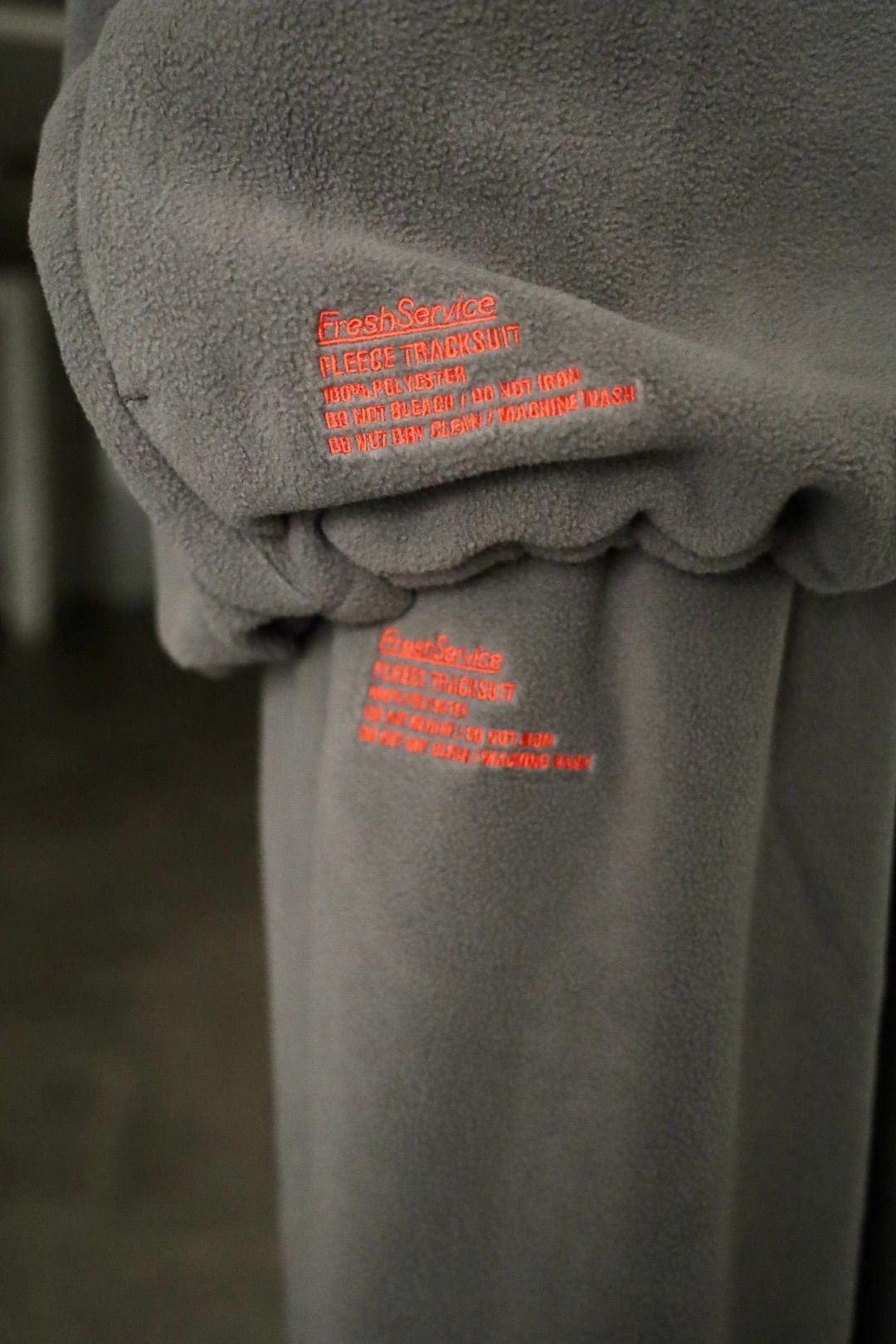 フレッシュサービス AS×FS FLEECE TRACK SUIT(FSC253-60157AS)GRAY☆8月30日(土)発売！