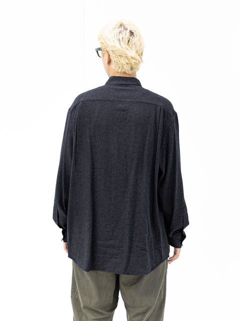 アプレッセ STYLE2 Wool Regular Collar Shirt (CHARCOAL)MARKスタイル