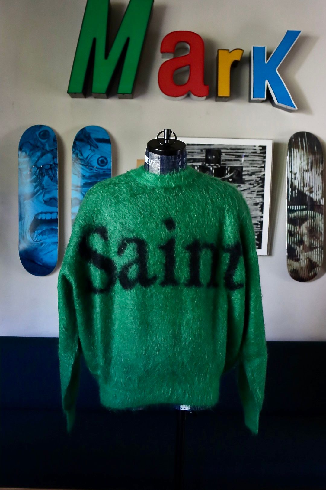 SAINT M×××××× - セントマイケル 23AWニット SAINT CREW NECK KNIT(SM ...