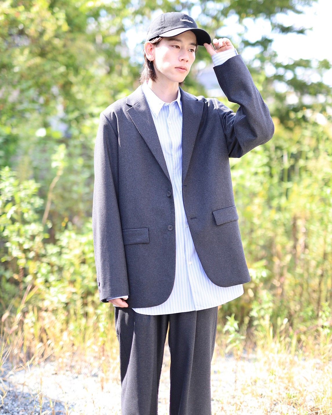 ATON エイトン 23AW MERINO COLLEGE FLANNEL セットアップ