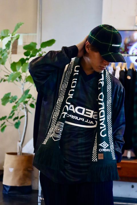 SEDAN ALL-PURPOSE 23FW UMBRO Game Shirt"Blackwatch"スタイル